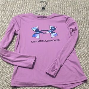 Under Armour Women's Pink Long Sleeve Top